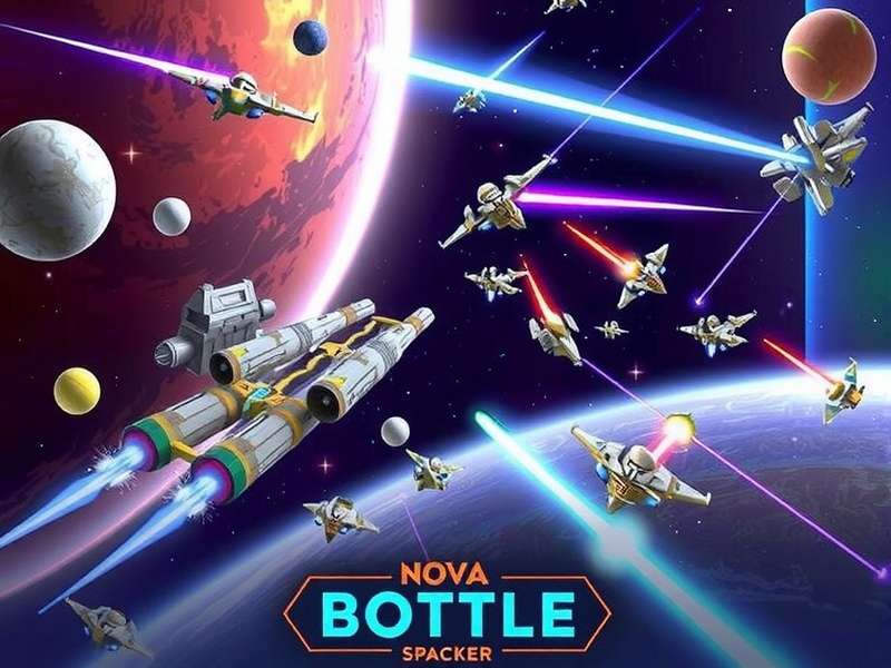 Intense space combat in Nova Frontier Battle Nova Frontier Battle Space Battle Scene