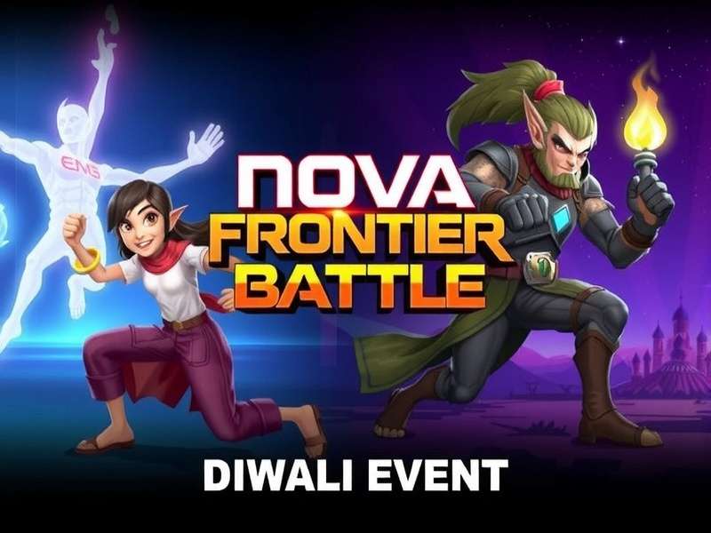 Celebrating Diwali in Nova Frontier Battle with special fireworks and decorations Nova Frontier Battle Diwali Event